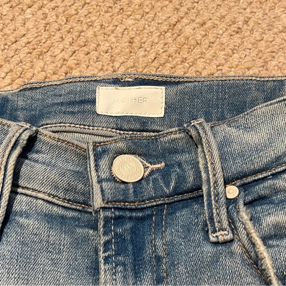 MOTHER Women’s The Insider Crop Step Chew Jeans Size 24 - Picture 6 of 6
